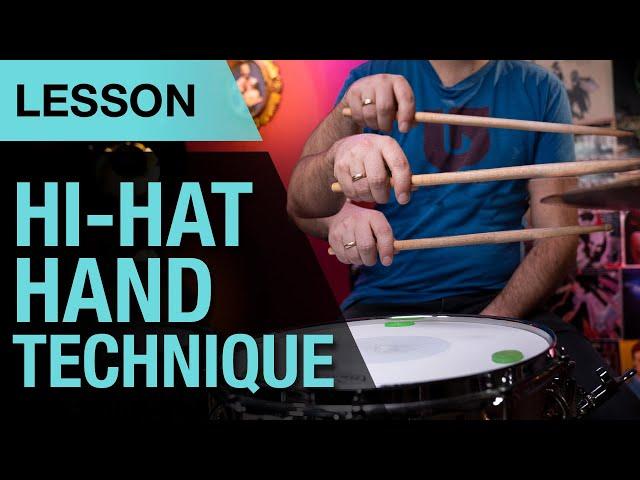 How to play hi-hat faster | Hand Technique | Drum Lesson | Thomann