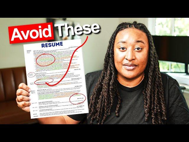 5 Resume Mistakes You Must Avoid When Applying For A Tech Job