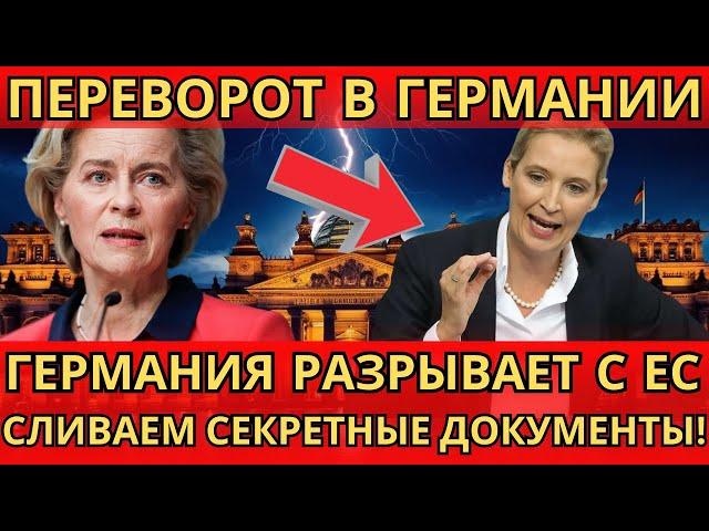 ШОК! Германия выходит из ЕС – НИКТО НЕ ОЖИДАЛ такого финала!