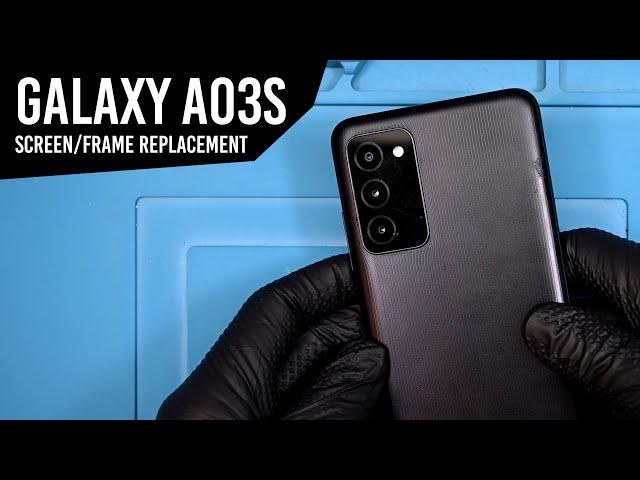 Galaxy A03s (A037U) Screen Replacement | Frame Swap | Teardown Guide