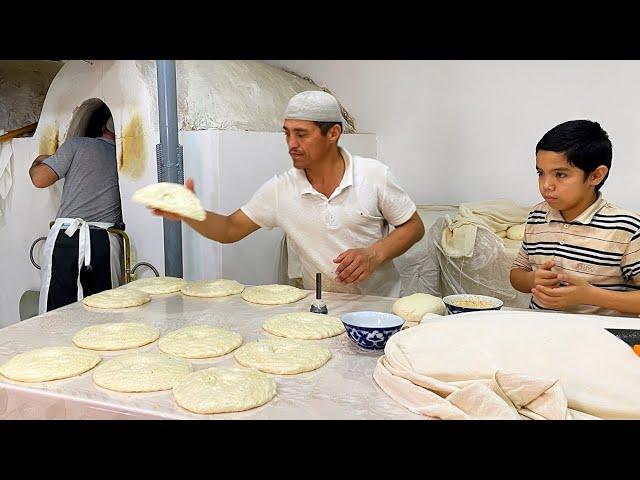 Special Bread for "Cool Daddy" channel | Bread on the Oven | Uzbek bakers