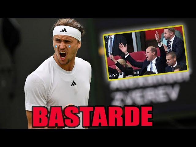 „Traurig“ : Alexander Zverev drehte durch, als er in Wimbledon im Achtelfinale ausschied