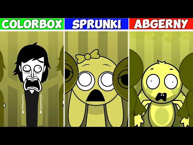 ALL Incredibox MUSTARD Versions - Colorbox VS Sprunki VS Abgerny Comparison