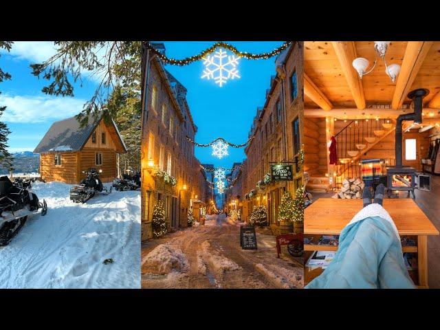 Fairytale Holiday City, Cozy Cabins and Backcountry Snowmobiling