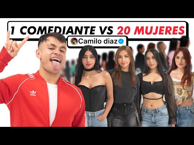 20 CHICAS VS 1 HOMBRE - Camilo Diaz