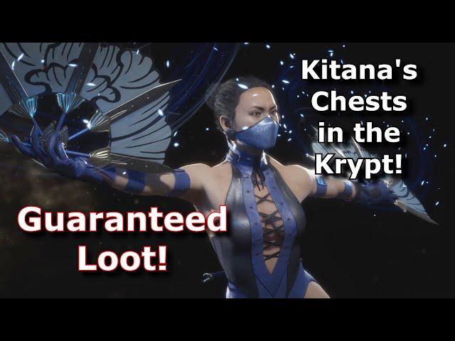 MK11 Krypt - All chests with guaranteed Kitana's loot!