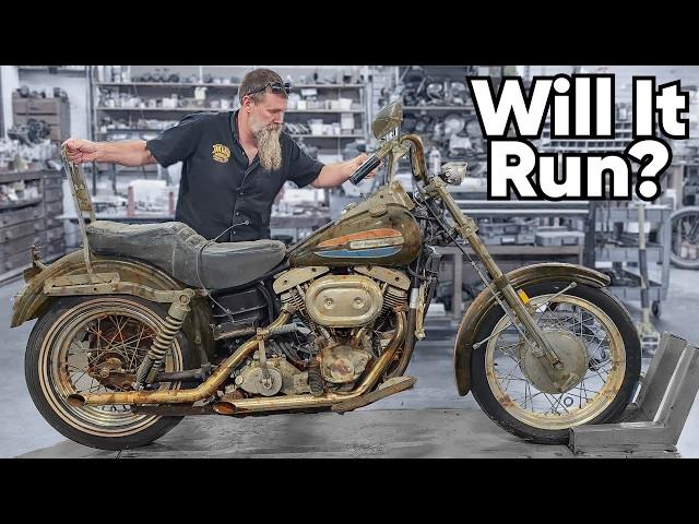 I Bought a 50 Year Old Harley Motorcycle Left To Rust For Decades