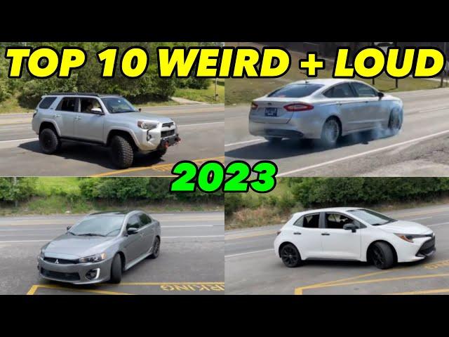 Top 10 Weirdest Cars We Straight Piped in 2023!