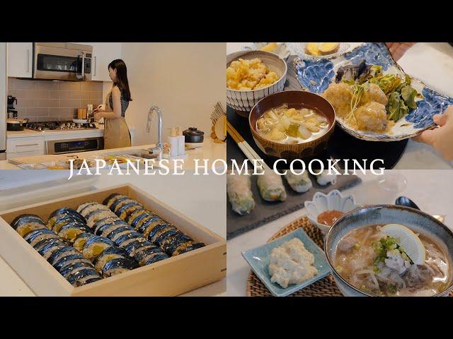 Collection of 15 Japanese  dishes｜ASMR Cooking｜Cook with me｜Japanese home cooking vlog