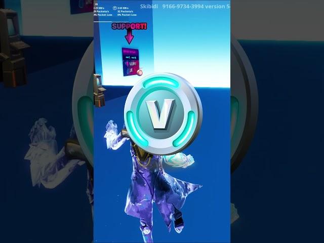 I hid a free v bucks code in this video  #shorts #fortnite #vbucks