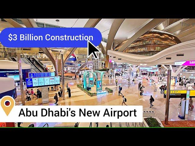 Zayed International Airport, departure Full tour