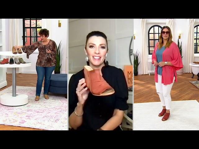 Miz Mooz Leather Heeled Sandals - Cailey on QVC