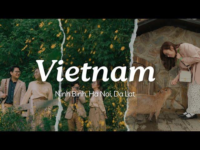 Vietnam 2024 Travel  Vlog Part 2  Ninh Binh, Hanoi, Da Lat 4k UHD