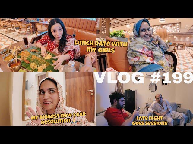 LUNCH DATE WITH MY FAVORITE GIRLS ft. Simeen ‍️ || MY BIGGEST RESOLUTION THIS YEAR | #dailyvlog