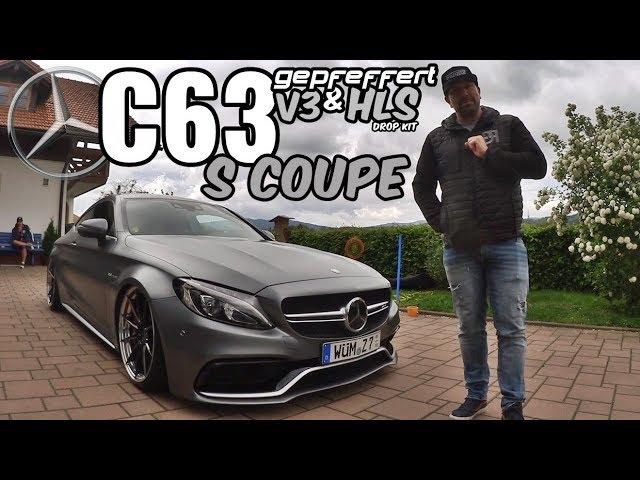 C63S Coupe mit gepfeffert V3 & HLS Drop Kit / gepfeffert.com