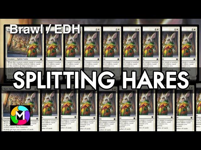 3 x BUNNIES!!! Best Commander for Hare Apparent?  (MTG Arena Brawl Decks 2024-2025)