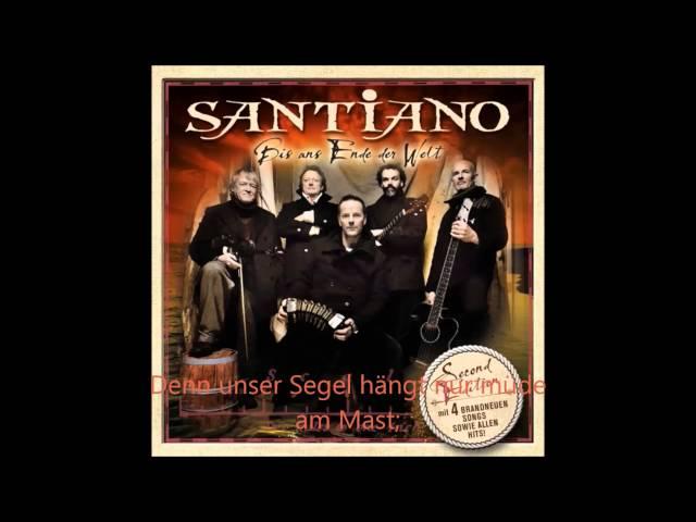 Santiano - Es gibt nur Wasser [German's lyrics]