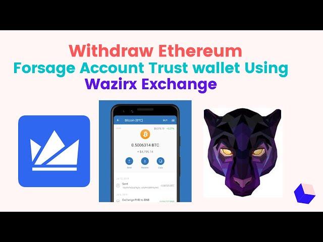 Sell Ethereum from Trust wallet Using Wazirx  Exchange