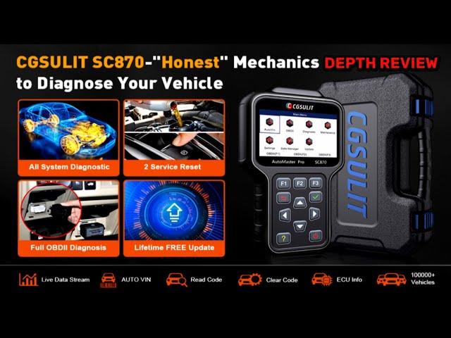 CGSULIT Scan Tool SC204 OBD2 Scanner Review: Is It the Best for You?