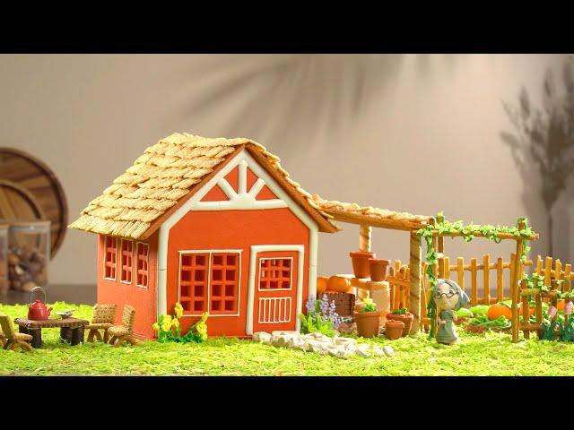 How to Make a Farm Cake House With Chocolate, Cookies, and Candy  Daily Cake