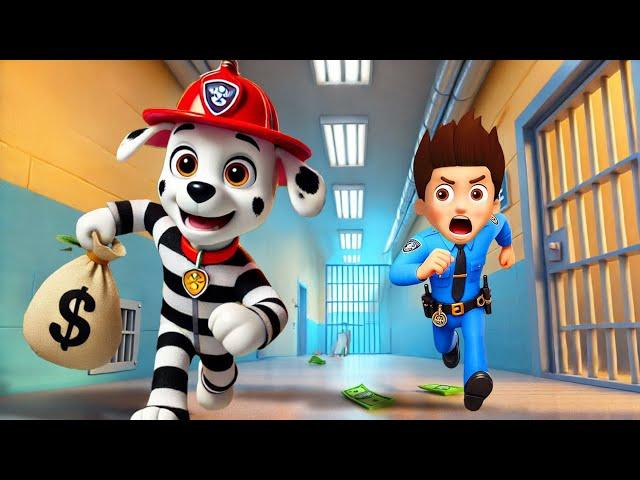 MARSHALL Escape From JAIL With MoneyVerry Funny Story | Paw Patrol Ultimate Rescue | Full Episodes