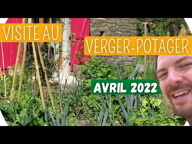 Visite guidée de mon jardin nourricier le 30 avril 2022