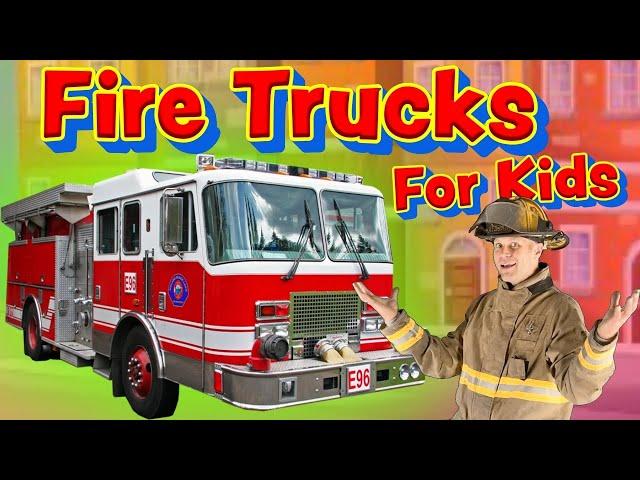 Fire Trucks For Kids by Tommy Flames - Fire Trucks For Toddlers - Fire Trucks For Children - Fireman