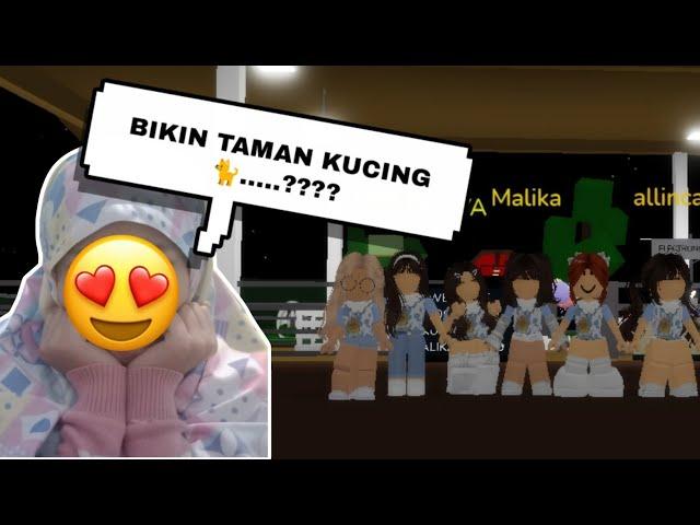 BIKIN TAMAN KUCING ...?? DI MAP BROKHAVEN BARENG SUBSCRIBERS AKU ⁉️ || Roblox Indonesia 