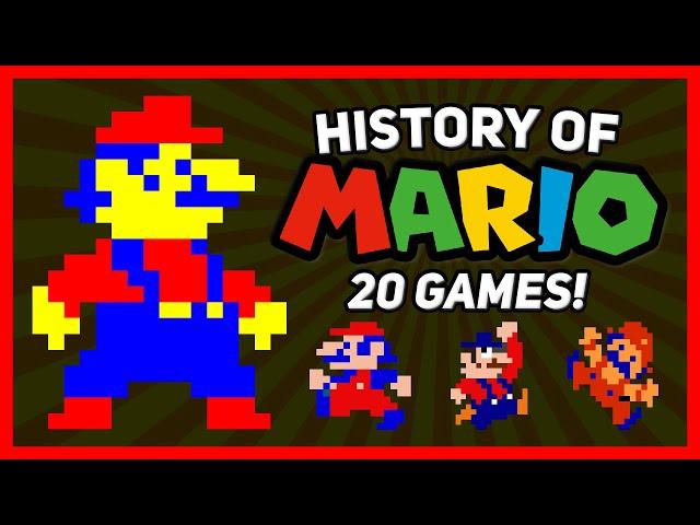 Complete Early History of Super Mario  (20 Games Explained!)