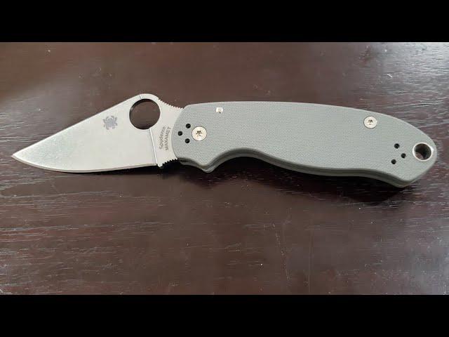 UNBOXING: Spyderco Para 3 Maxamet