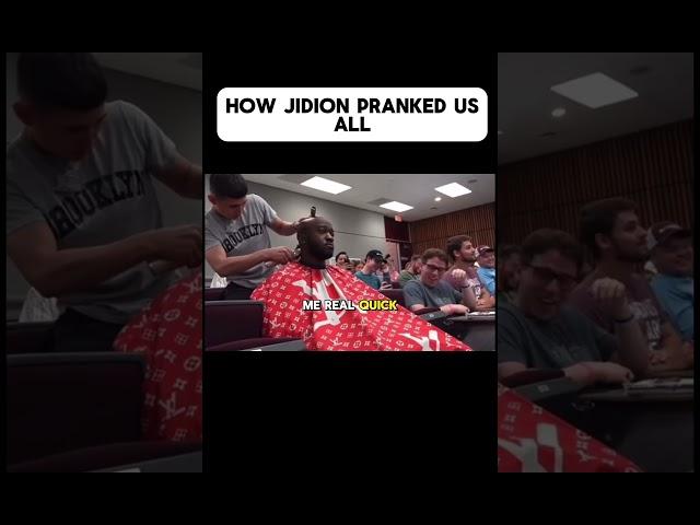 How Jidion Pranked us all #shorts