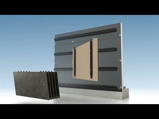 Kingspan Ceramic Granite rainscreen facade