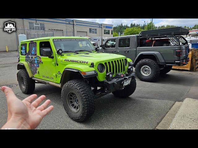 The Most Wicked Jeep Wrangler Build & Picking Up My Broken Gladiator