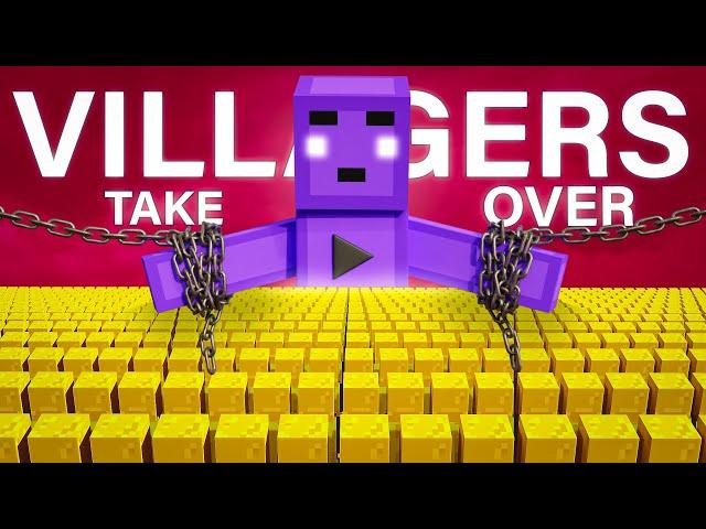 10,000 Villagers Takeover Minecraft Forever