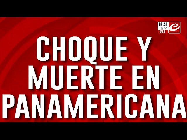 Camioneta embistió a automóvil en Panamericana: hay una persona muerta