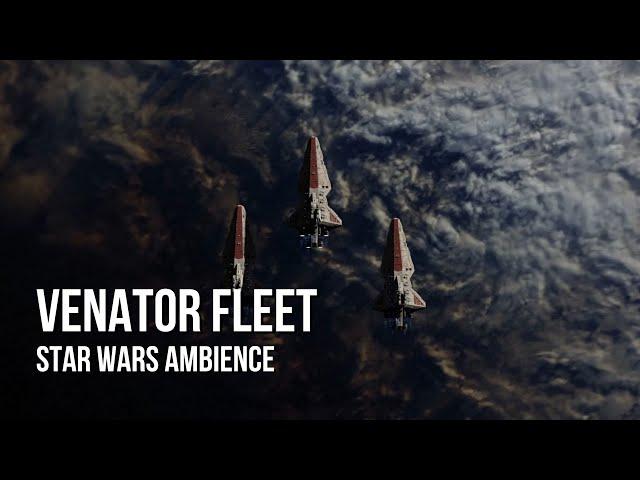 Venator Fleet  | Star Wars Ambience | Deep Space Sounds, Quiet Radio Chatter, No Music