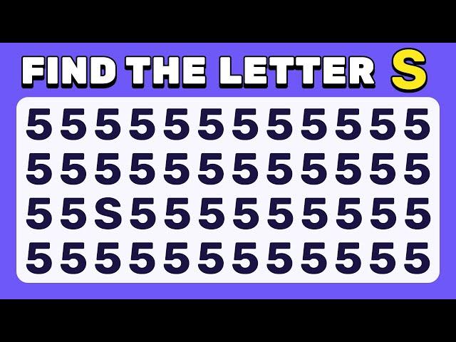 Find the ODD One Out - Numbers and Letters Edition  Easy, Medium, Hard - 30 levels