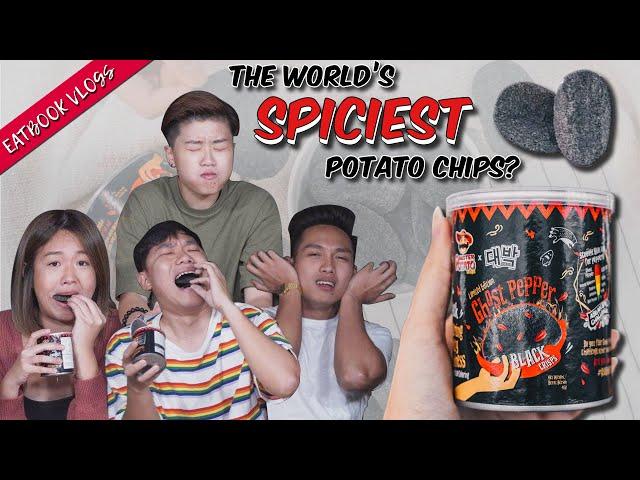 We Tried The Infamous Ghost Pepper Chips | Eatbook Vlogs | EP 59