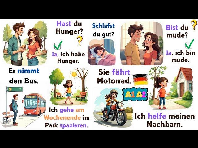  Start Speaking German Today!  Beginner's Guide Video Compilation ️