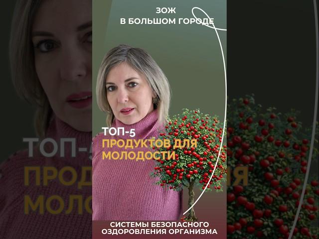 Топ-5 продуктов молодости: как есть для красоты и здоровья #молодость