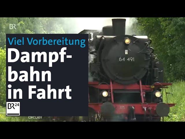 Alte Dampfbahn: Verein fährt mit Lok "Bubikopf" übers Land | BR24