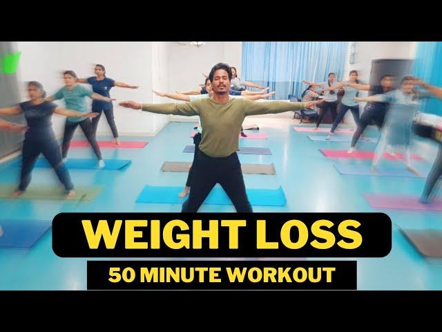 50 Minute Workout | Full Body Weight Loss Video | Zumba Fitness With Unique Beats | Vivek Sir