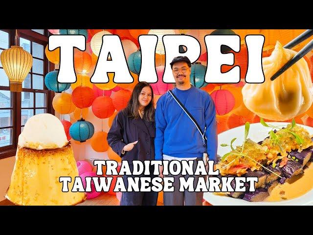 Taiwan Travel 2024  Shopping at Taipei's Oldest Market, Taiwanese Street Food, Dadaocheng Vlog