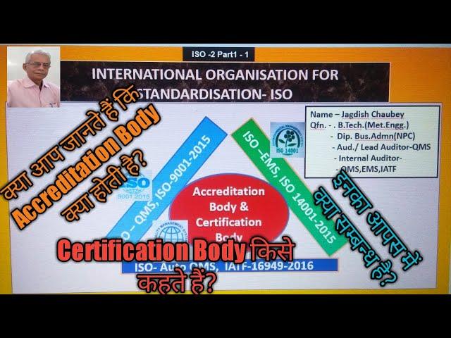 @JagdishChaubey972 - Accreditation Body and Certification Body in ISO-System