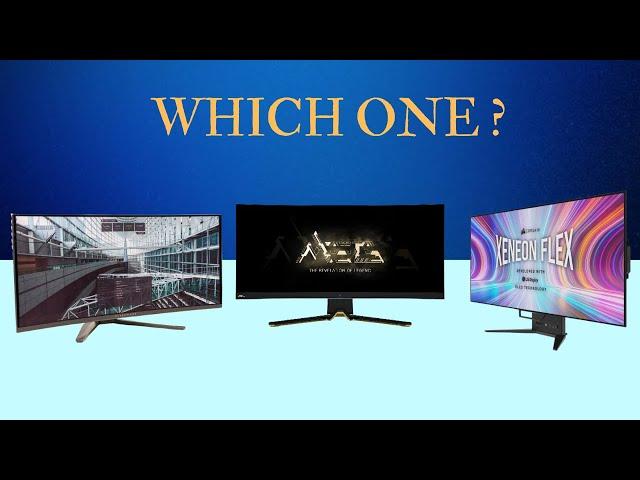 Alienware AW3423DWF vs MSI MEG 342C vs Corsair Xeneon Flex: Best Gaming Monitor 2024?