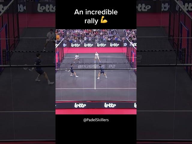 An incredible rally  #shorts #padel