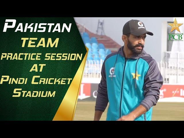 Pakistan team practice session at Pindi Cricket Stadium | Pakistan vs Sri Lanka | PCB