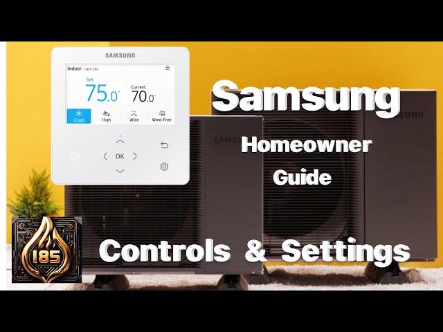 Samsung Homeowner Guide Gen6/ 7 Control Air Source Heat Pump #samsung #gen6 #gen7 #r290 #htq