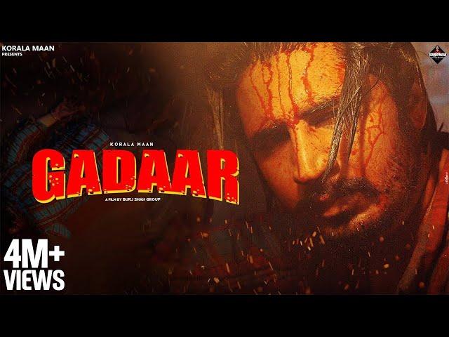 Gadaar (Official Music Video) Korala Maan | Munda Maana Da Album | Punjabi Song 2024