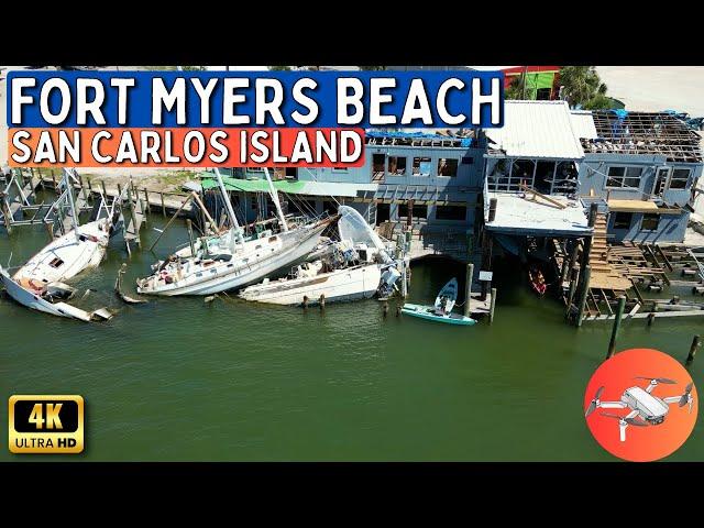 Fort Myers Beach - San Carlos Island Aerial View